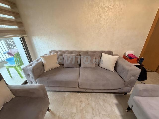 Salon complet moderne – 1 canapé et 2 fauteuils - 2