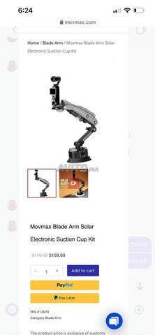 MOVMAX Blade Arm neuf à vendre - équipement de photographie professionnelle - 2