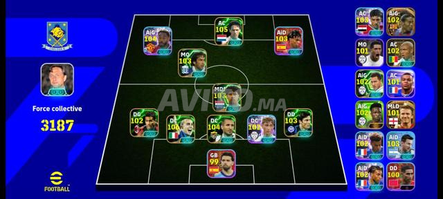 Compte PES 50, Free Fire 100 - 2