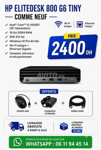 💻 HP EliteDesk 800 G6 Tiny – Comme Neuf