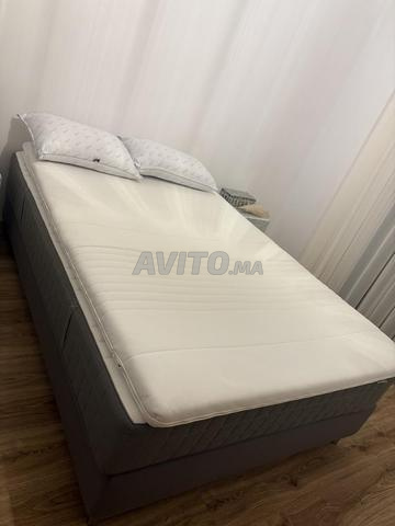 Lit Ikea avec matelas et surmatelas - 2