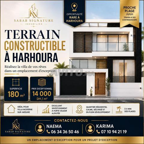 Terrain constructible titré villa
