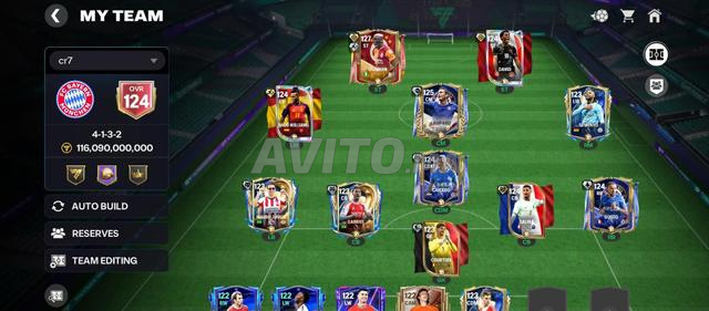 حساب FC Mobile مع لاعبين رائعين