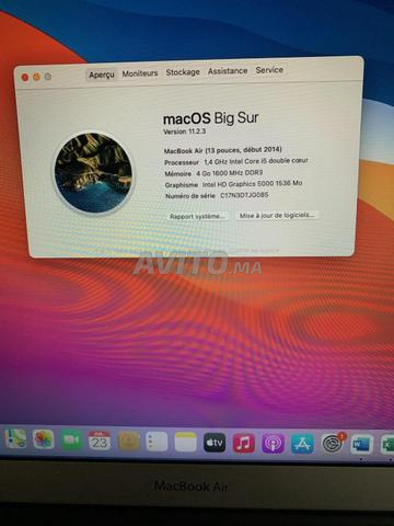 MacBook Air i5 double cœur 128 Go 1600 MHz - 2