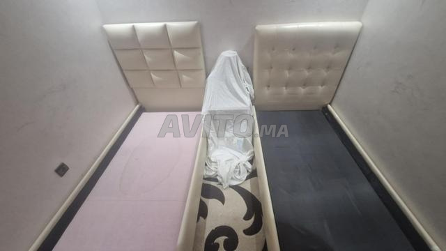 2 أسرة بدون مراتب (هيكل ومرتبة)