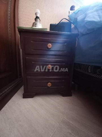 Lit 2 places sommier, matelas et chevets - 2