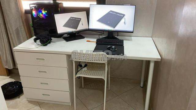 سرير أطفال مع مكتب وخزانة غرفة نوم أطفال - 2