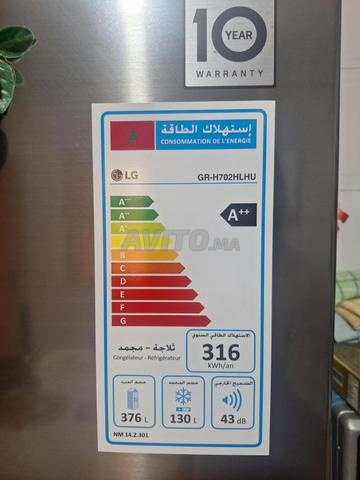 ثلاجة LG نو فروست بسعة 506 لتر وبابين