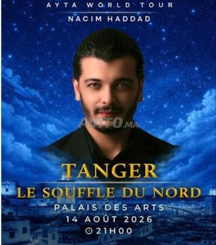 6 billets pour Nacim Haddad les 14 et 15 août