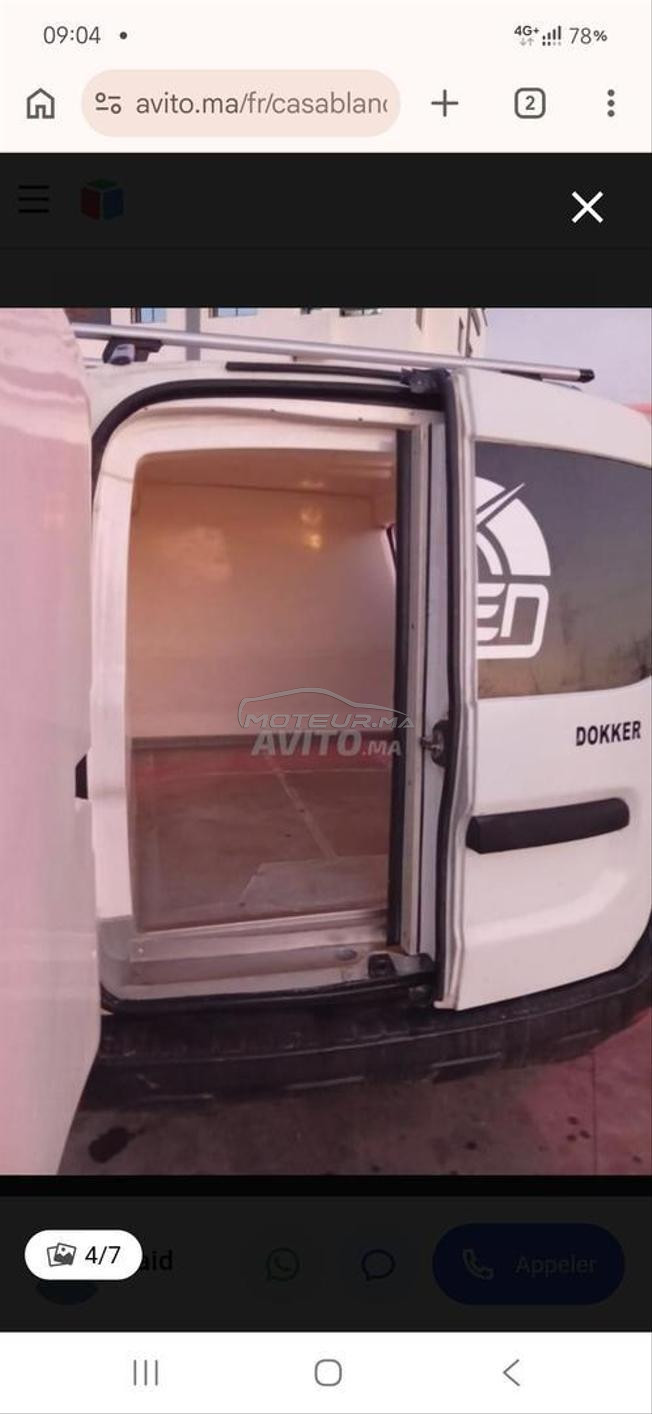 Dacia Dokker Diesel Manuelle 2013 à Casablanca