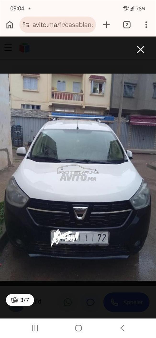 Dacia Dokker Diesel Manuelle 2013 à Casablanca