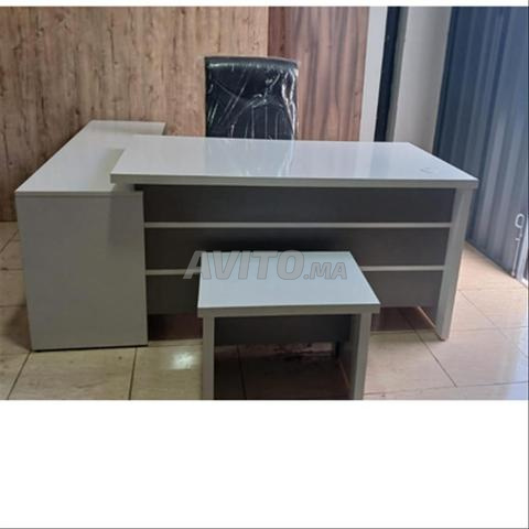 مكتب باسكوا مع وحدة جانبية وصندوق متحرك - 2