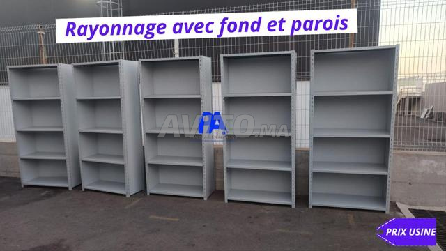 رفوف معدنية\étagères léger métallique \rayonnage