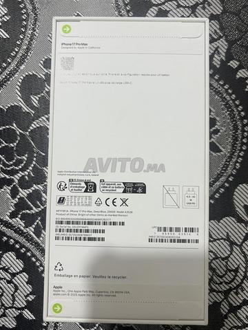 iPhone 17 Pro Max 256go neuf jamais ouvert - 2