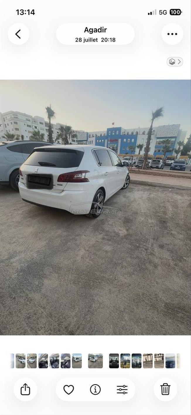 Peugeot 308 Diesel Automatique 2015 à Meknès