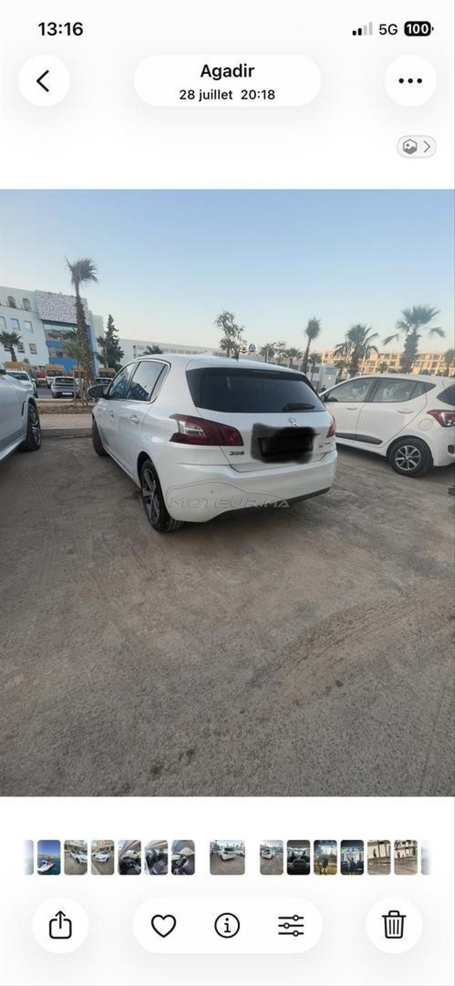 Peugeot 308 Diesel Automatique 2015 à Meknès