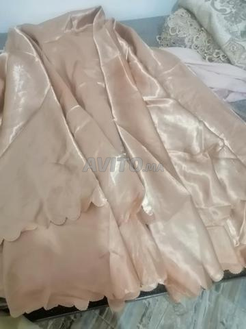 Nappe satin marron clair - 2