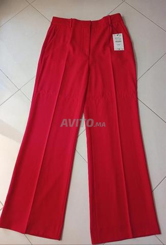 Pantalon Zara rouge XL - Neuf avec étiquette - 2