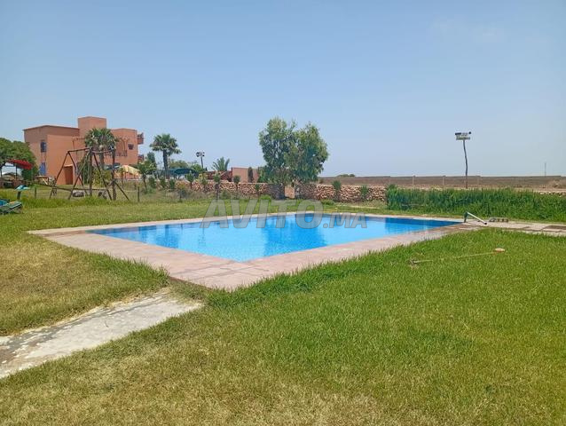 Maisons en ferme avec piscine