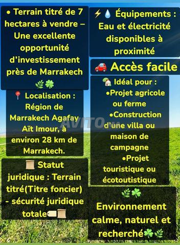 Bonne affaire terrain 7 hectare titré - 2