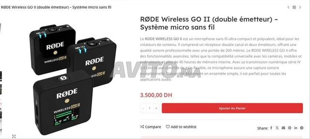 Microphones Rode Wireless Go II x2 et Récepteur - 2