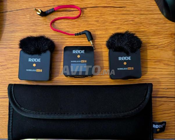 ميكروفونات Rode Wireless Go II × 2 ومستقبل