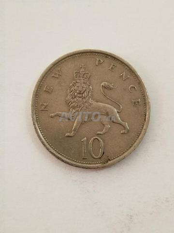 Ancienne monnaie UK 1975 Monnaie britannique ancienne - 2