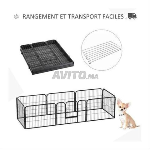 Un parc modulable en métal pour chiens - 2