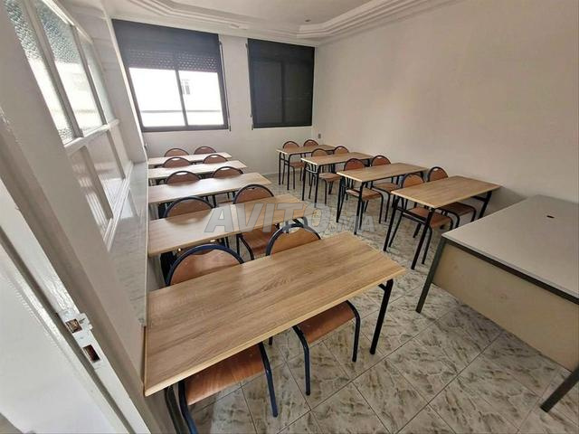 طاولة مزدوجة لقاعات التكوين - 2