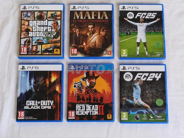 Pack 6 Jeux PS5/PS4 Excellent État