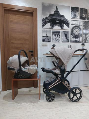 حزمة Cybex Priam 4 gold و مقعد سيارة Cybex Cloud T plus