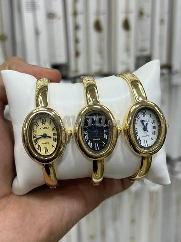 Montre élégante pour femme couleur or - Design raffiné et attrayant.