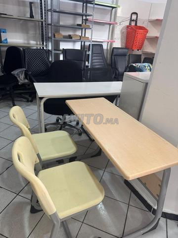 Table scolaire avec chaise haut gamme  - 2