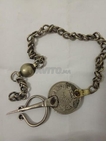 خلخال أمازيغي قديم فضة حرة (نقرة) 💯 - 2