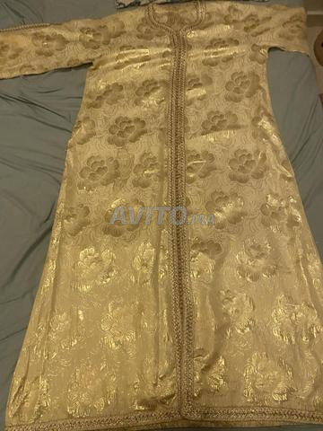 Caftan marocain vintage fait main 30 ans - 2