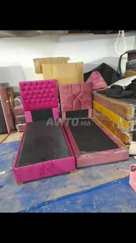 أسرة مفردة 90x190 مع صندوق - 2