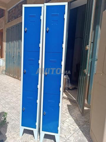 خزانة معدنية أحادية الهيكل مع قفل - 2