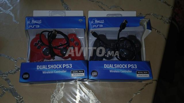2 Manettes Ps3 DualShock sans fil - 2
