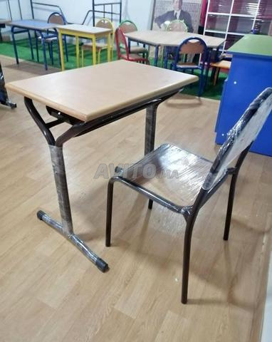 طاولة مدرسية شبه معدنية ww