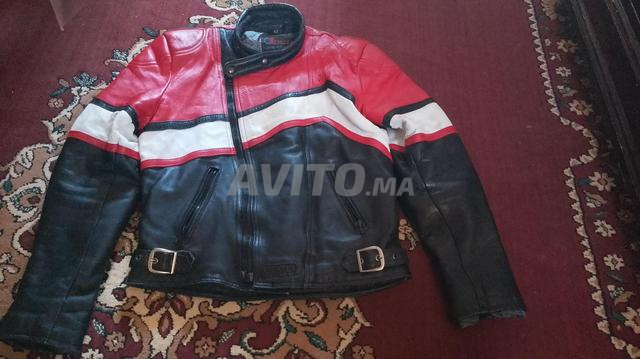 Veste en cuir Sportex originale importée de Grande-Bretagne