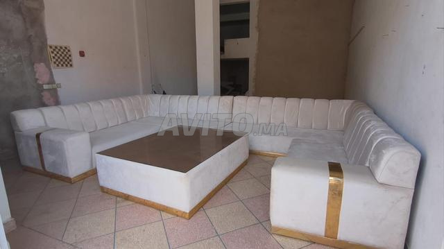 كنبة غرفة معيشة بيج كالجديدة - 2