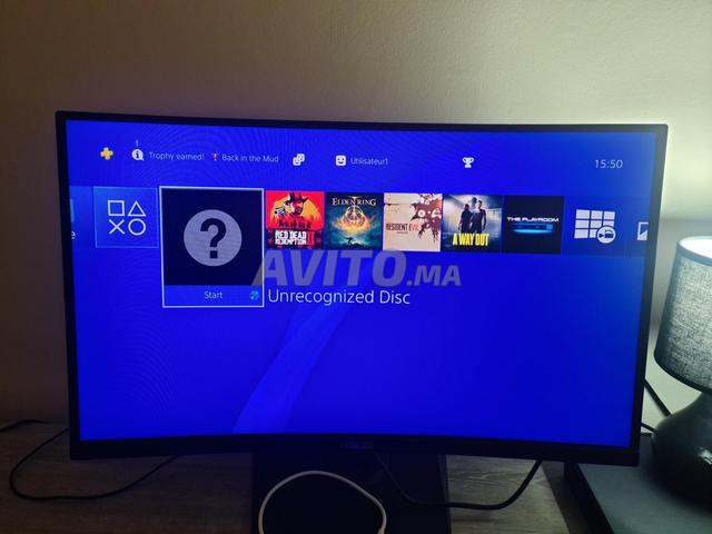 PS4 Slim flashée 500Go avec 4 jeux (sans manette) - 2