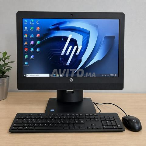 كمبيوتر مكتبي الكل في واحد hp i5 الجيل السادس رام 8 قرص SSD و 500