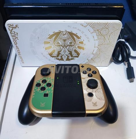 Nintendo Switch OLED مهكرة إصدار Zelda 128GB - 2