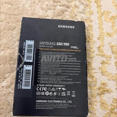Samsung SSD NVME 980 1TB neuf jamais utilisé - 2