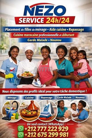 Nounou, ménage, repassage