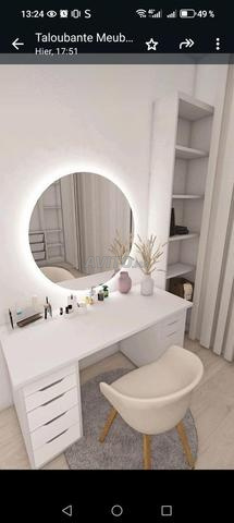 Coiffeuse chic avec miroir - 2