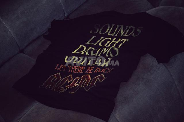 T-shirt noir AC DC de l'album Let There Be Rock - 2