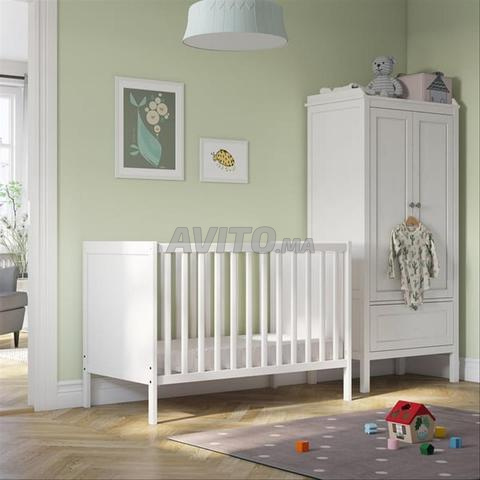 Lit bébé modèle NATALIA Blanc - 2