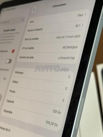iPad Air M3 11” 128go Wi-Fi - 2